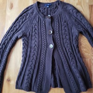 GAP CABLE KNIT CARDIGAN